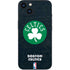 NBA Boston Celtics Black Secondary Logo iPhone Skins